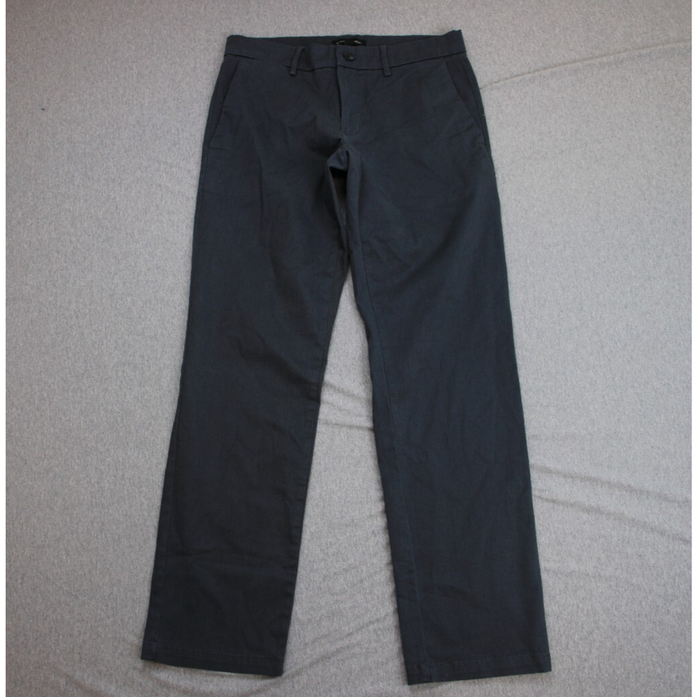 Banana Republic Pants Mens 30 X 32 Gray‎ Chino Cotton Blend Stretch Straight